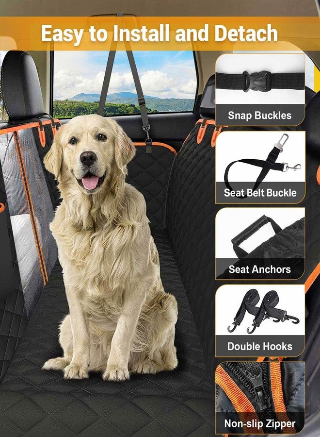 Victoper Dog Car Seat Cover, Heavy Durable Dog Seat Cover for Back Seat, 100% Waterproof Scratch Proof Nonslip Dog Hammock for Car with Side Flap, Pet Back Seat Covers Large 60" W x 64" L - Image 2