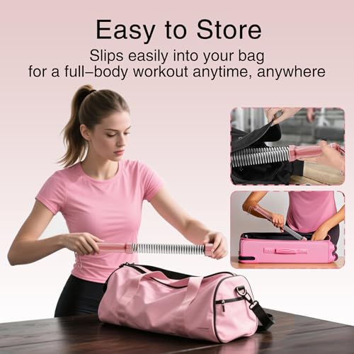yespikko 2PCS Weighted Ropeless Battle Ropes, 3.5 lbs in total, Heavy Duty Workout Rope for Home Gym with Training Poster, Portable Workout Rope for Strength Training, HIIT, Cardio, Non-Slip Grip, Fitness Equipment for Men & Women - Image 5