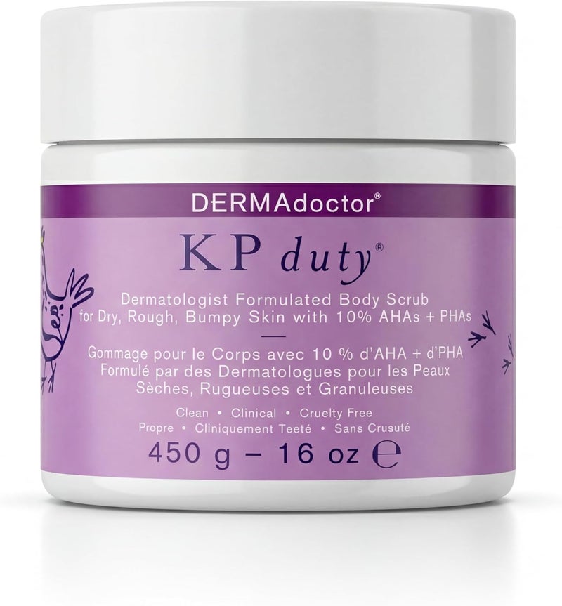 DERMAdoctor KP Duty Body Scrub for Keratosis Pilaris - 450ml - Image 1