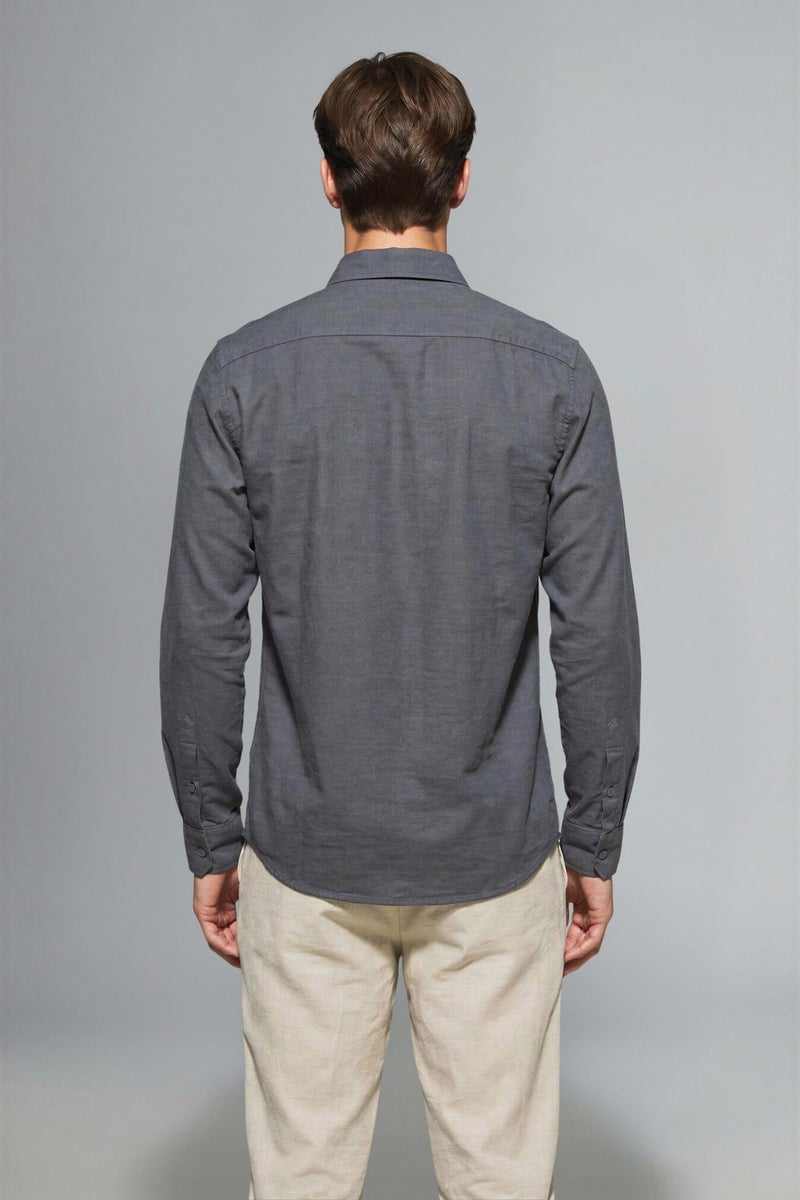 DeFacto Black Man Premium Shirt Casual - Image 3