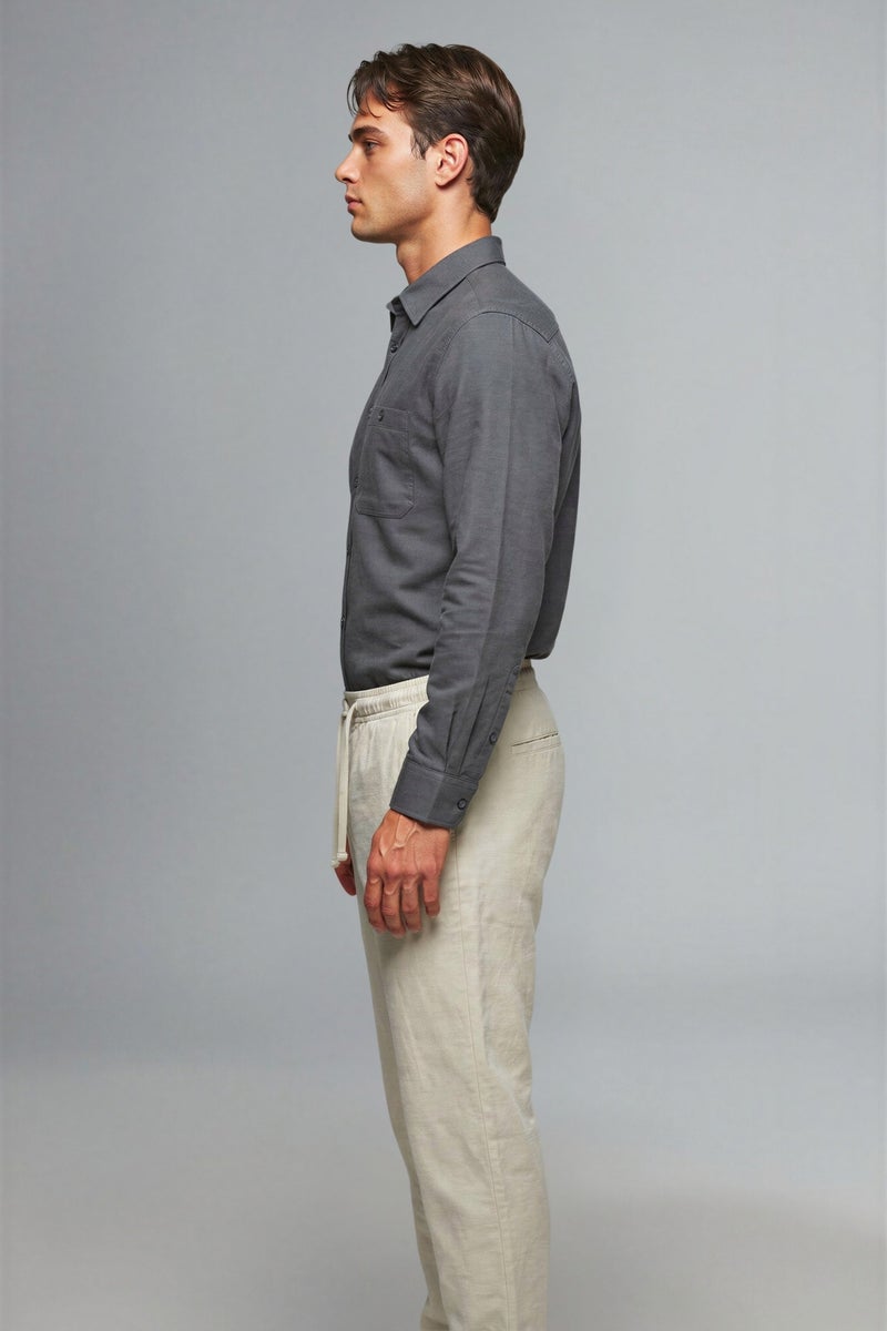 DeFacto Black Man Premium Shirt Casual - Image 2