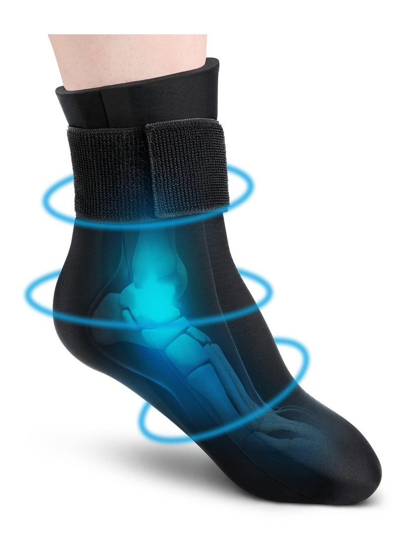 Bukela Reusable Gel Cold Therapy Sock for Hot & Cold Therapy, Ankle Foot Ice Pack Wrap for Injuries, Instant Pain Relief for Achilles Tendonitis, Plantar Fasciitis, Foot Heel -1pcs  - Image 1