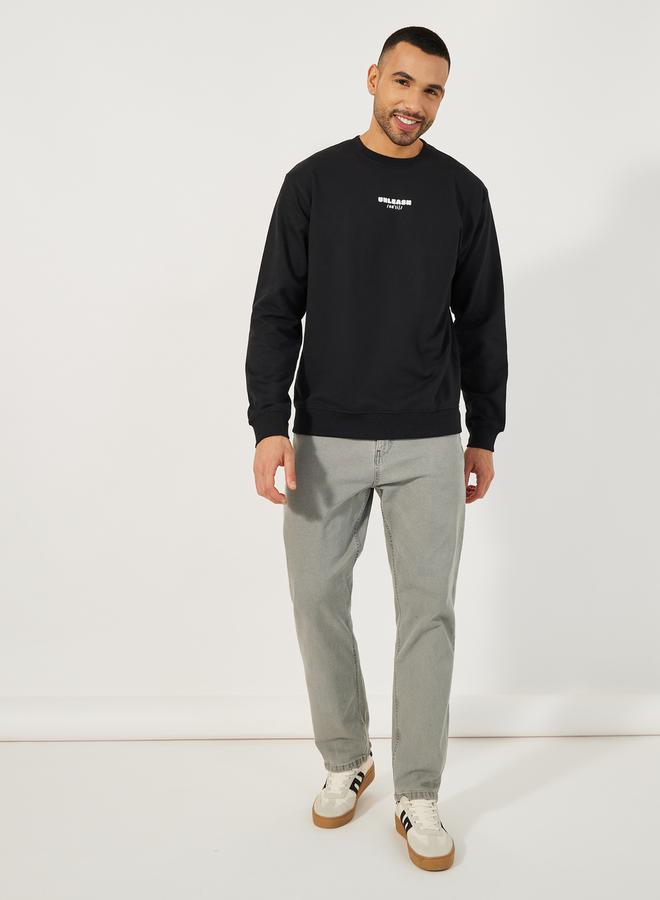 ستايلي سويت شيرت فليس بقصة مريحة - Image 2