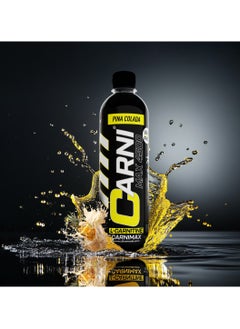 C5 Energy CARNIMAX 4500 L-CARNITINE  Pina Colada - Maximum Fat Burn L-Carnitine with Electrolytes, CLA, Chromium, B Complex Vitamins & Alpha GPC - Zero Sugar, 500ml Pack of 12  - Image 5