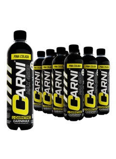 C5 Energy CARNIMAX 4500 L-CARNITINE  Pina Colada - Maximum Fat Burn L-Carnitine with Electrolytes, CLA, Chromium, B Complex Vitamins & Alpha GPC - Zero Sugar, 500ml Pack of 12  - Image 1