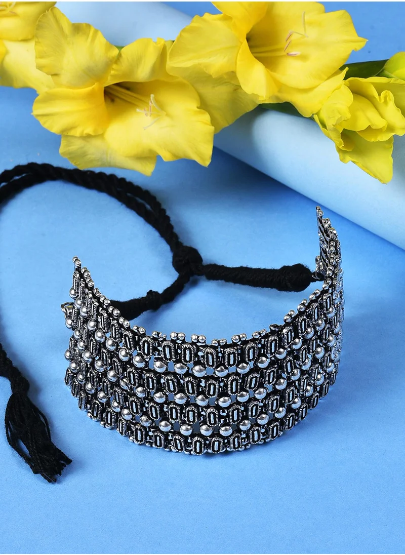 سوهي Black Contemporary Necklace