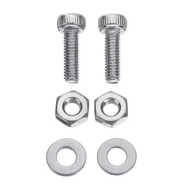 رؤوس الطاولة الدوارة العالمية قذيفة رأس الخرطوشة مسامير فولاذية للتثبيت براغي رأس سداسي مجموعة صواميل - Image 5