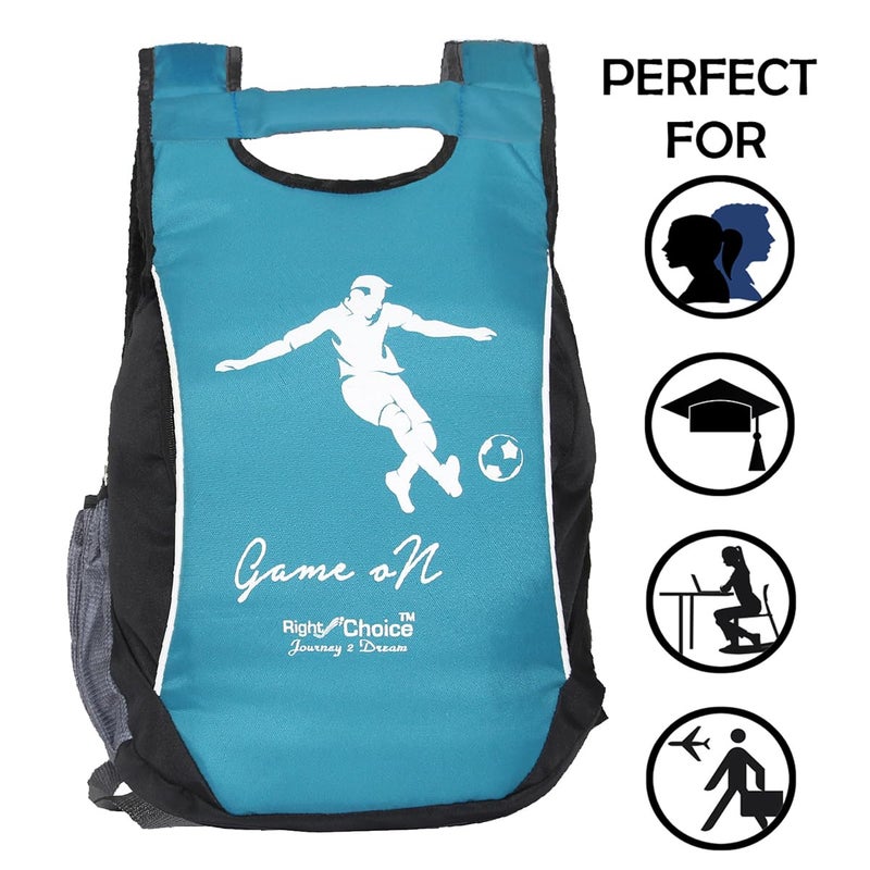Right Choice causal sport dayckpack football printed college bag laptop backpack pithu riding bagpack - Image 2