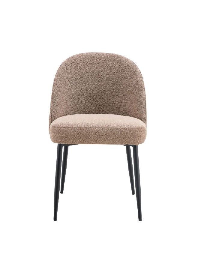 Micasa Elegant and Modern Design Armless Dining Chair Mocha Brown 53.5 x 62 x 62 cm RDC23033 - Image 1
