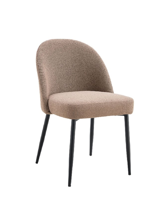 Micasa Elegant and Modern Design Armless Dining Chair Mocha Brown 53.5 x 62 x 62 cm RDC23033 - Image 3