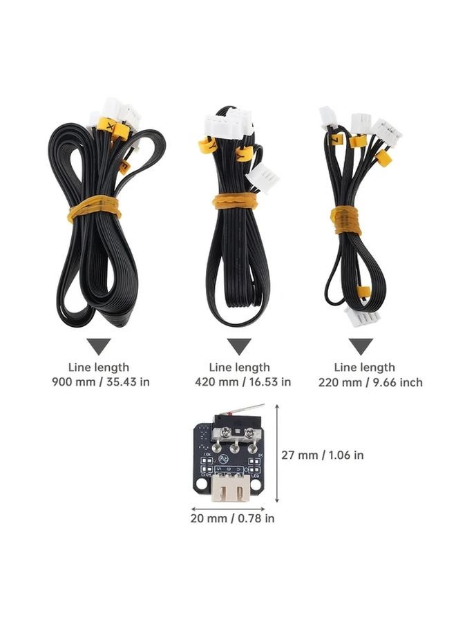 مفتاح نهاية محور XYZ مع كابل محرك السائر لحد الطابعة ثلاثية الأبعاد إندر 3 و3X و3 برو - Image 3