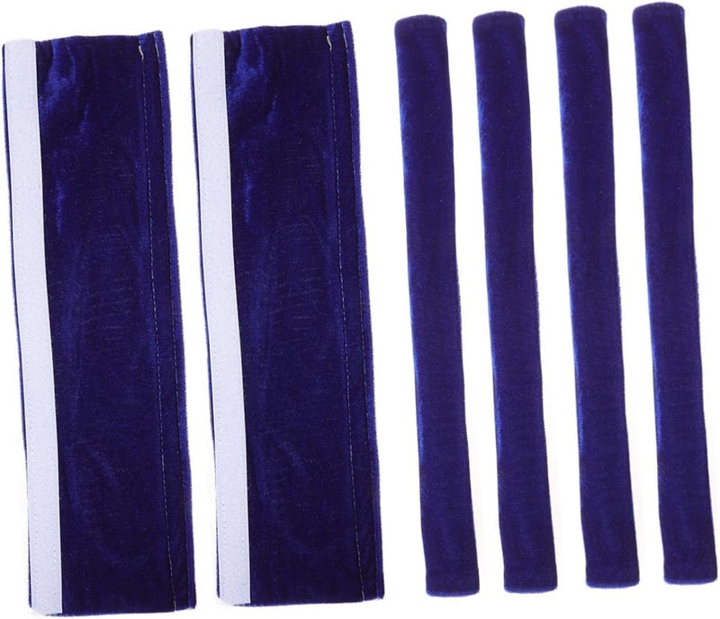WOONEKY 6pcs Refrigerator Door Handle Covers Blue Fridge and Freezer Handle Protectors for Kitchen and Microwave Use - Image 1