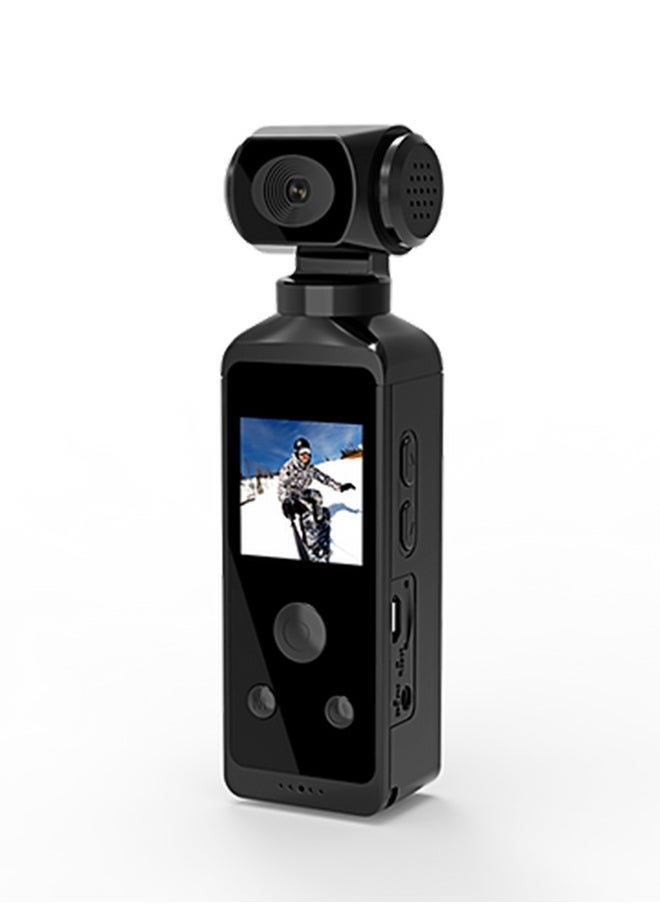 Handheld Action Camera, 4k 30FPS Video Camera, 1.3 Inch Screen, 270 Degree Rotating Lens, with 30M Water Proof Case, Portable Vlogging Camera for Photography Outdoor Riding Diving ,with 128G Card  - Image 4