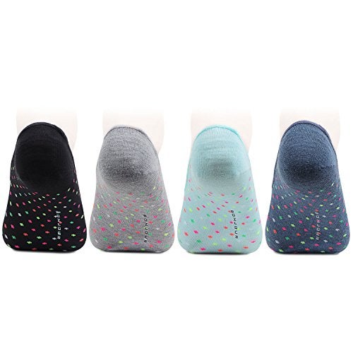 Bonjour Women's No Show Cotton Socks (Pack Of 4) - Image 3