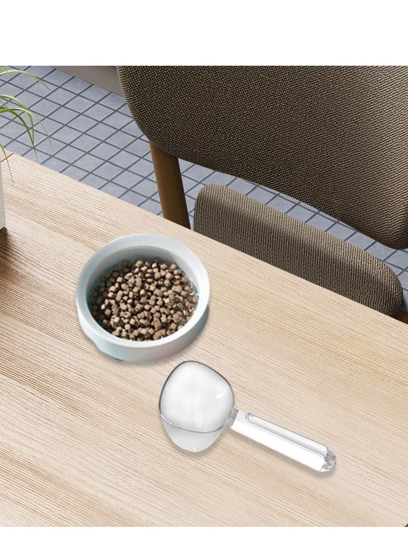 Pet Food Portion Scoop with Resealable Clip Accurate Measurement for Dogs & Cats - Image 3