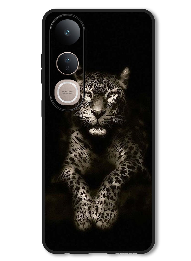 Theodor Case Compatible with Vivo V50 Lite Protection Shockproof Bumper Cover Leopard - Image 1