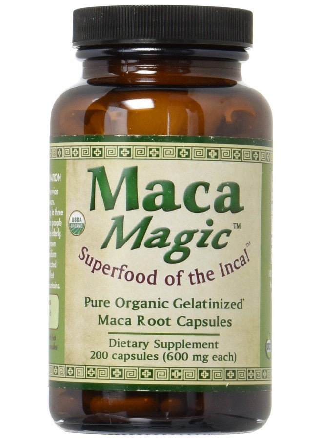 Maca Magic Organic Capsules 200 Count  - Image 1
