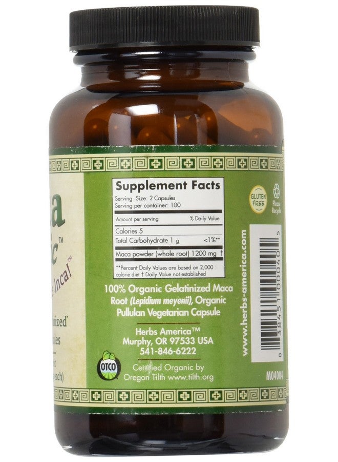 Maca Magic Organic Capsules 200 Count  - Image 3