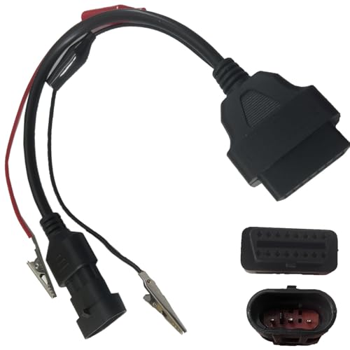 DEVMO 3 Pin to 16 Pin OBD2 Adapter Connector Diagnostic Cable Compatible with Fiat Alfa Lancia - Image 1