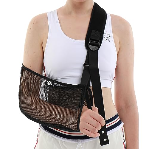 TODDOBRA Mesh Arm Shoulder Sling - Medical Immobilizer for Shower Adjustable Torn Rotator Cuff Injury Right Left Men Women Elbow, Wrist (updated version 2) - Image 1