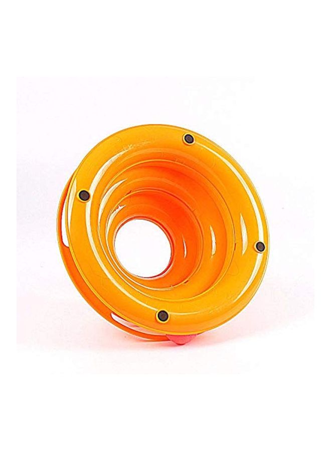 NIBEMINENT Three-Layered Turntable Toy With Balls Orange/Blue/Pink - Image 2