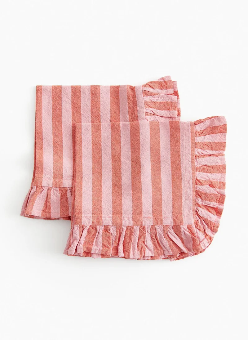 اتش اند ام 2-Pack Frill-Trimmed Napkins