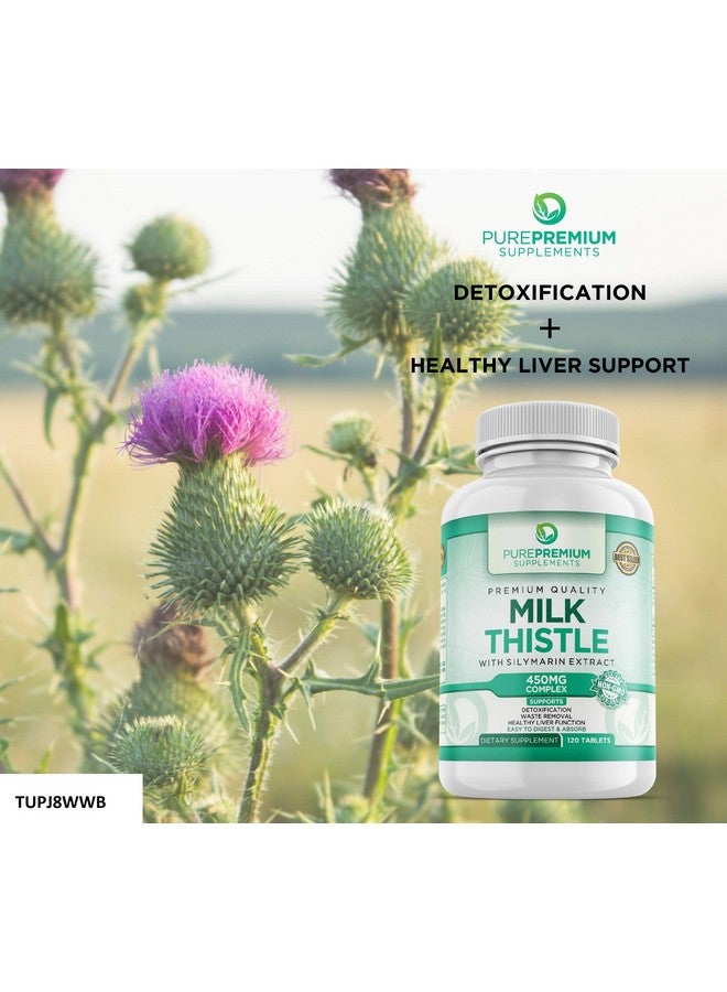 PUREPREMIUM SUPPLEMENTS مكمل حليب الشوك النقي مع مستخلص السليمارين لدعم صحة الكبد والحفاظ على وظيفة الكبد الطبيعية، نباتي، سليمارين، حليب الشوك، 120 قرص - Image 4