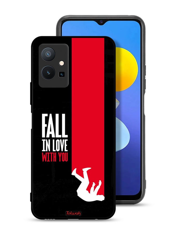 Tolwak Vivo Y75 5G Protective Case Cover Fall In Love With You - Image 1
