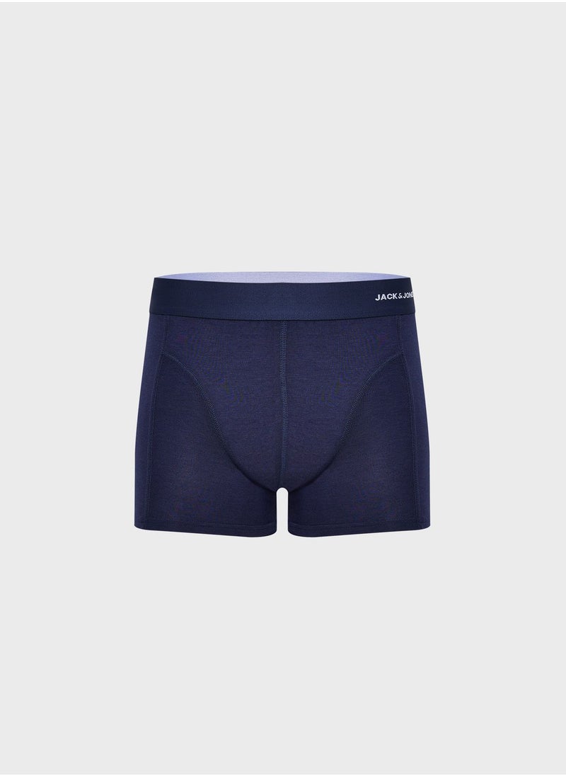 JACK & JONES - jacbasic bamboo 3 pack logo trunks - Image 1