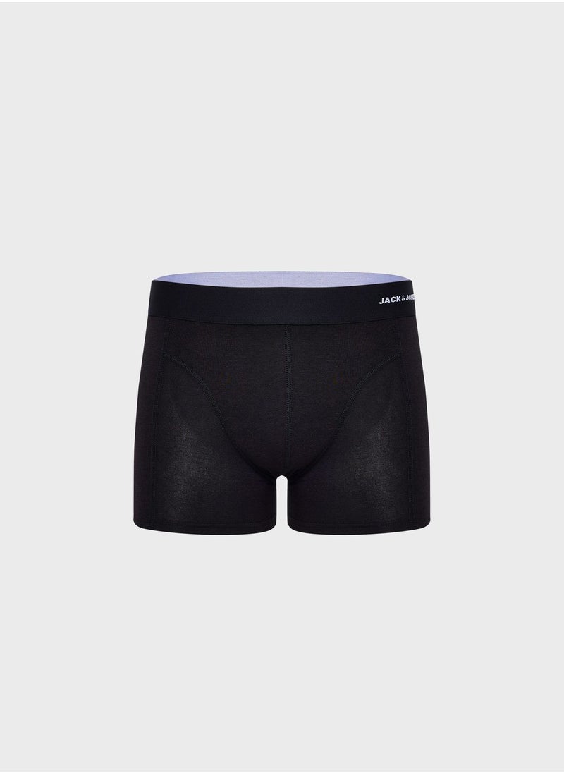 JACK & JONES - jacbasic bamboo 3 pack logo trunks - Image 1