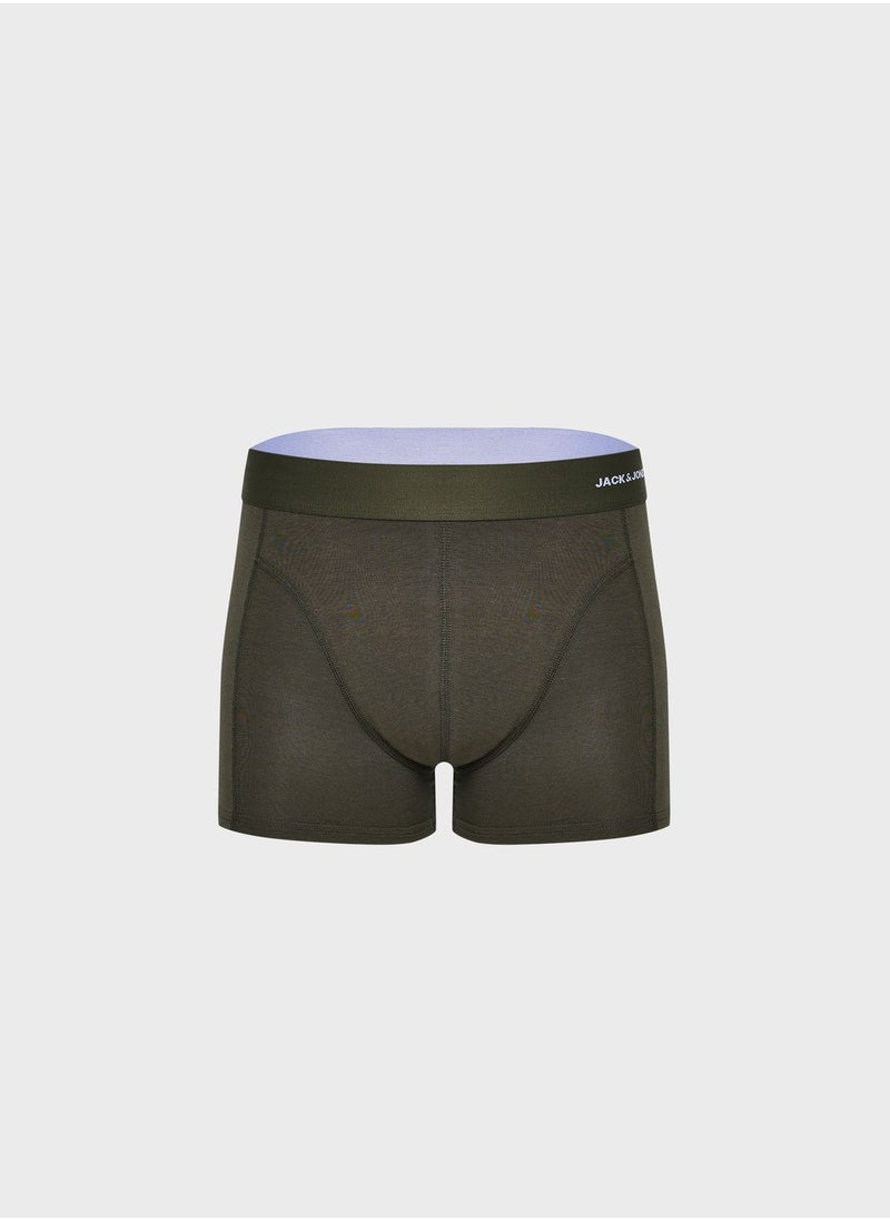 JACK & JONES - jacbasic bamboo 3 pack logo trunks - Image 1
