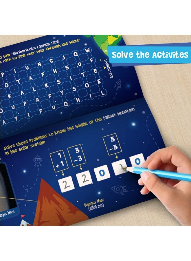 إيماجيميك Mapology Mangalyaan | نموذج صاروخ وقمر صناعي من منظمة إيسرو | لعبة رائد فضاء | ألعاب تعليمية للأطفال بعمر 5 سنوات فما فوق | ألغاز ثلاثية الأبعاد | هدايا للأولاد والبنات بعمر 5 سنوات، متعددة الألوان - Image 3