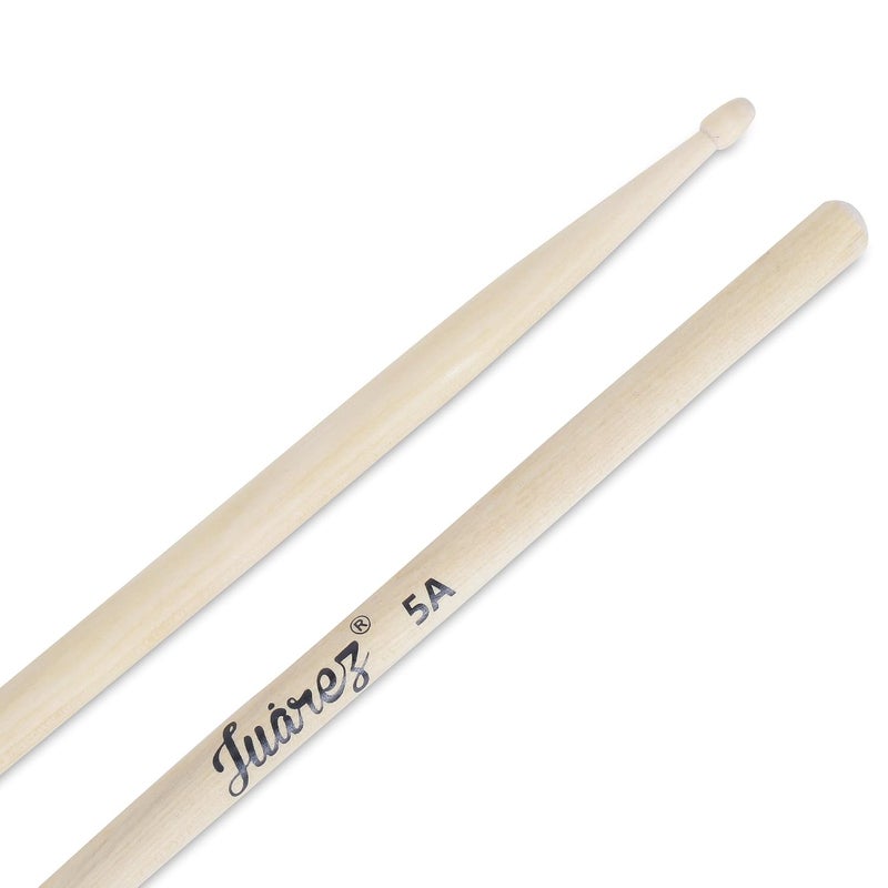 Juarez Juârez JRDS100 Wooden Drum Sticks – 5A Size, Maple Wood with Wooden Tips, Durable & Balanced for Drummers (Pair) - Image 3