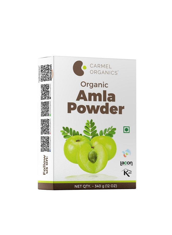 CARMEL ORGANICS CARMEL ORGANICS Amla Fruit Powder 340 Grams For Your Health and Hair Care| Jaivik Bharat Certified | Indian gooseberries | Malanelli,Amalakkamu,Usirikai Powder | No Added Preservatives  - Image 1