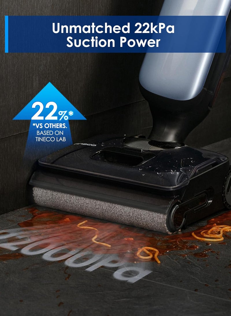 Tineco Floor One S9 Artist wet-dry vacuum cleaner, 22kPa, 360° SmoothDrive, anti-tangle, self-cleaning, 50 minutes working time, cleaning with double edge, 180° Lay-Flat, Flashdry at 85°C - Image 3