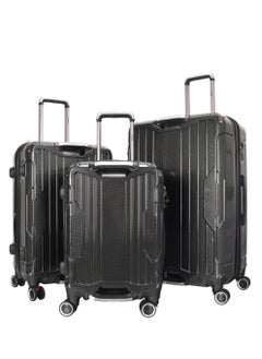 Trolley Luggage Set of 3 PCS TPC Hard Side Spinner Wheels with TSA Lock