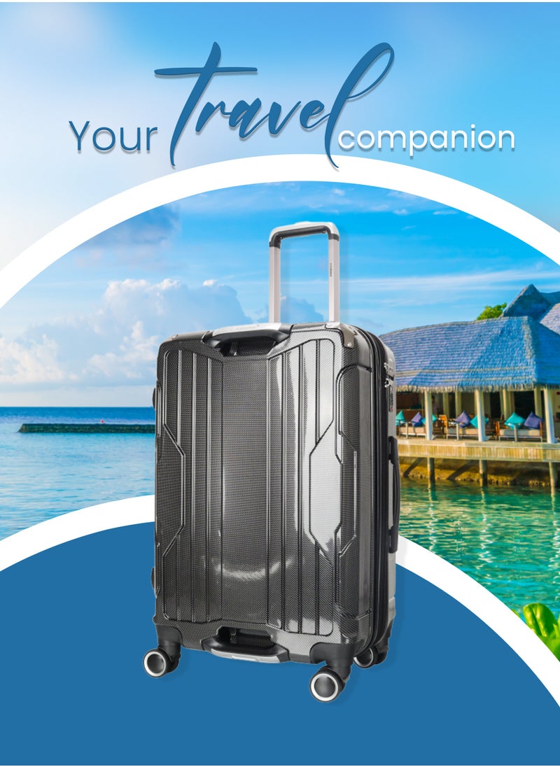 Stargold - Trolley Luggage Set of 3 PCS TPC Hard Side Spinner Wheels with TSA Lock - Image 1