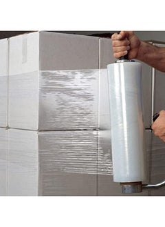ECVV Stretch Film Roll/Wrap for Packaging, Industrial Heavy Duty Pallet Wrapping Film - Clear (1.5 Kg x 300g Core)  - Image 4
