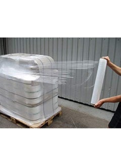 ECVV Stretch Film Roll/Wrap for Packaging, Industrial Heavy Duty Pallet Wrapping Film - Clear (1.5 Kg x 300g Core)  - Image 5