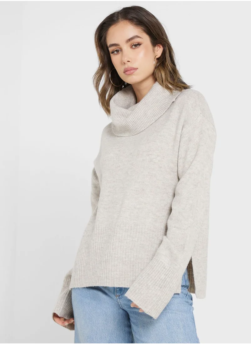 Jacqueline de Yong Turtle Neck Knitted Sweater