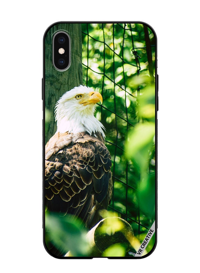 VR CREATIVE Protective Case Cover For Apple iPhone XS Max Mighty Eagle Design Multicolour - Image 1