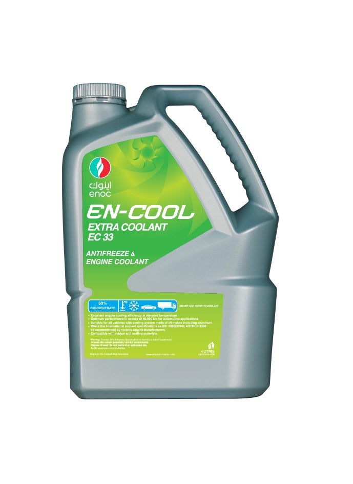 ENOC ENOC EN-COOL EXTRA COOLANT EC 33 ANTIFREEZE & ENGINE COOLANT 
