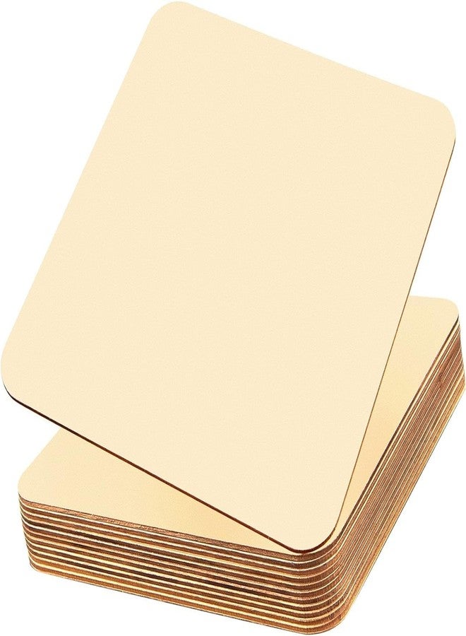 LET'S DIY ألواح خشبية مربعة مقاس 3 بوصات من LET'S DIY - خشب الصنوبر MDF للراتنج، والماندالا، والحرق على الخشب، وفن ليبان، وديكور المنزل DIY - هدية للأولاد والبنات (عبوة من 20 قطعة) - Image 1