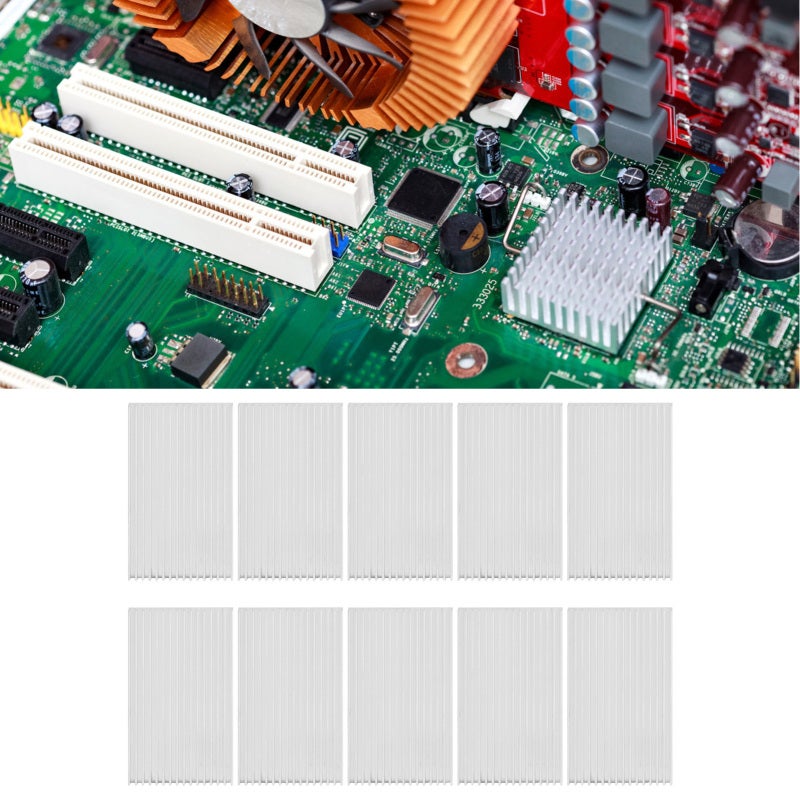 Aluminum Heat Sink: Compact Size - Slotted Fine Teeth Design for Router, CPU, Amplifier, Power Supply & Electronic Components - Image 5