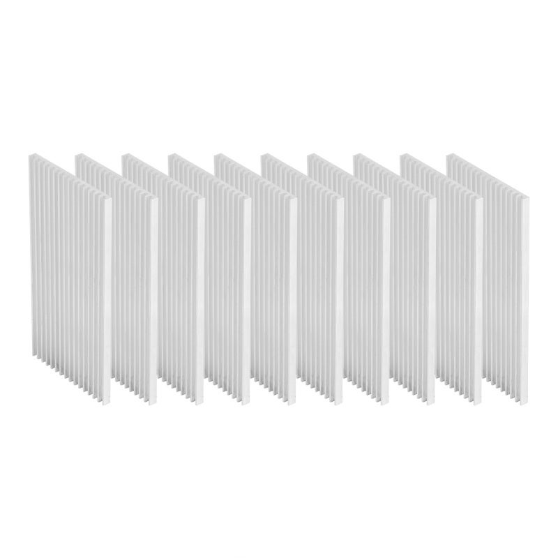 Aluminum Heat Sink: Compact Size - Slotted Fine Teeth Design for Router, CPU, Amplifier, Power Supply & Electronic Components - Image 1