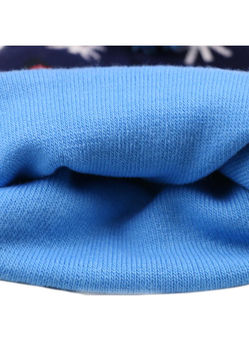 1-Pieces Snowflake Knitted Beanie Winter Outdoor Warm Decorative Hat Style A10 56-60cm - Image 2