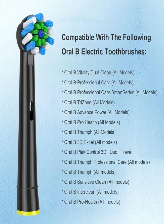AOBAMA Replacement Toothbrush Heads Compatible with Oral B Electric Toothbrush,8pcs White Toothbrush Heads Refill for 2Precision,2Sensitive,2Precision PRO,2Cross,Medium and Soft Brush Heads - Image 2