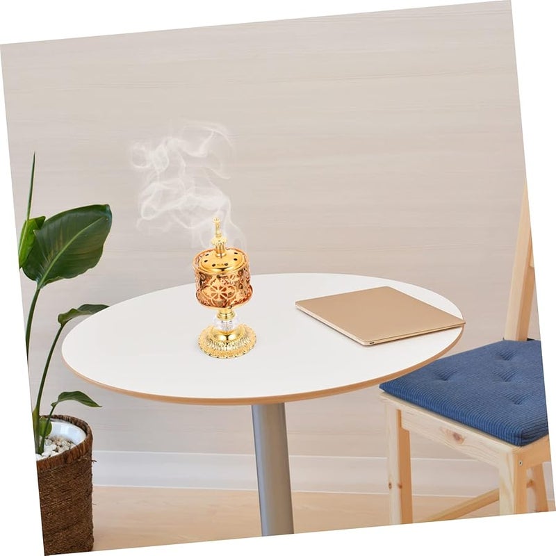 Iron Incense Burner Handcrafted Home Office Decor Festival Ornament - Image 5