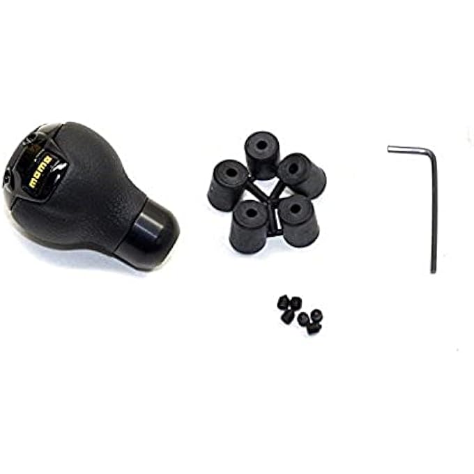 rayihni MOMO Motorsport Nero Street Shift Knob Black Leather and Suede  NERBK1 - Image 2