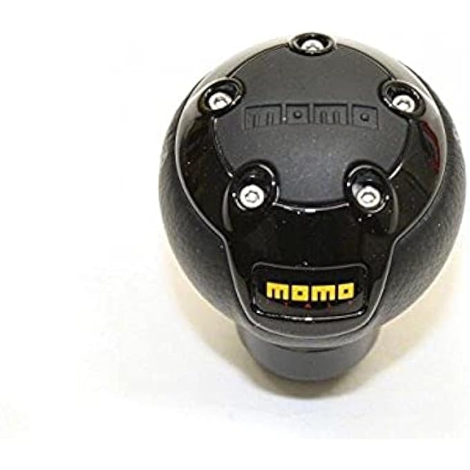 rayihni MOMO Motorsport Nero Street Shift Knob Black Leather and Suede  NERBK1 - Image 3